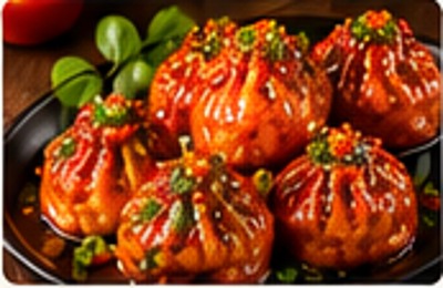 Fried honey chilli momos