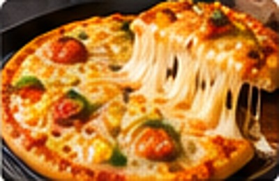 Veg cheese burst pizza with extra mozzarella